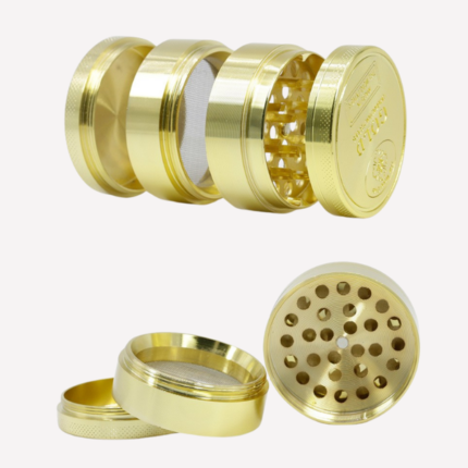 Gold Grinder Aluminum 63mm 3 Stage