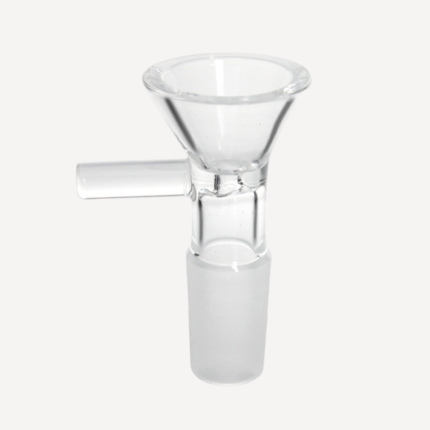 Straight Handle Clear Glass Bowl 14mm/18mm
